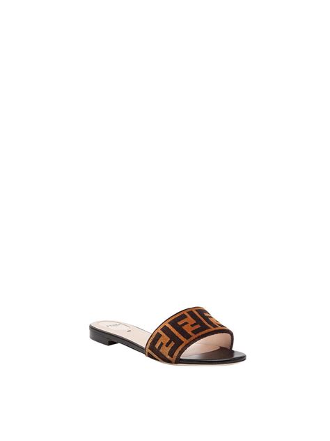 fendi baguette sandal|fendi open toe flat sandals.